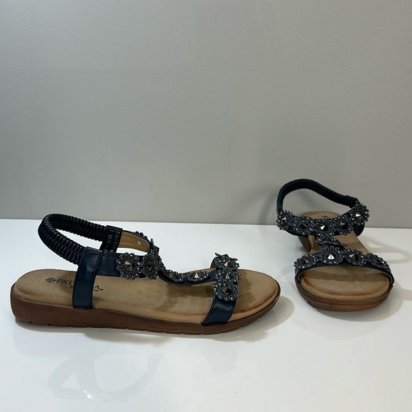 Patrizia by Spring Step Talitha Blue Sandals Size 37(6.5-7) - Picture 1 of 15